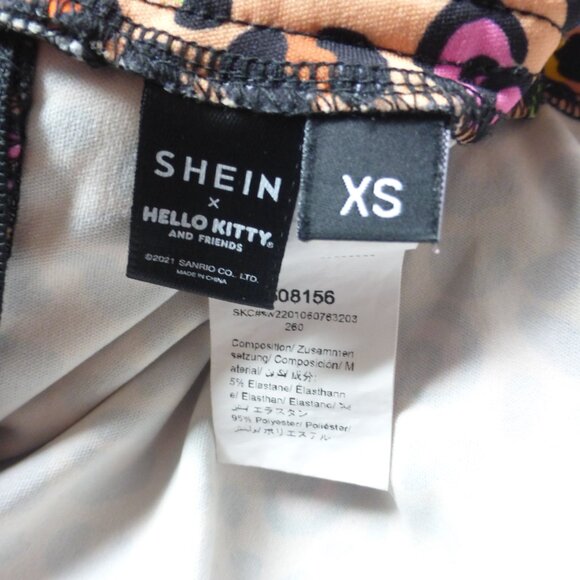 HELLO KITTY x SHEIN leopard print mini skirt with removable pouch - Picture 6 of 9